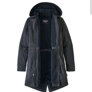 Patagonia Prairie Dawn Parka Sz M Smolder Blue Navy Sz M
